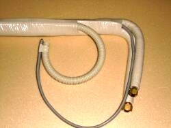 保護テープ巻き完了写真。