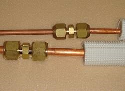 フレア接続の手順5 フレア接続完了写真です。